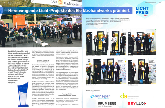 Licht Preis 2022, Habotec GmbH